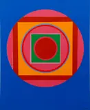 John Grillo, Bullseye, 1968, screenprint on paper