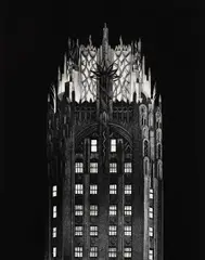 Richard Haas, Title: General Electric Building, 2005, etching and aquatint, pencil