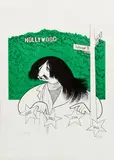 Al Hirschfeld, Ringo Starr in Hollywood -- The Beatles, color, lithograph on heavy paper