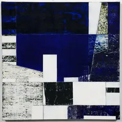 Peter Hristoff, Untitled (Bandol #2), 1988, oil on linen over birch wood panel