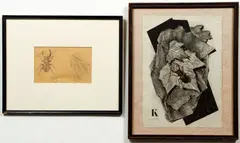 Hanns Kralik, Kafer [Beetle], 1930, woodcut (or other relief print) on paper