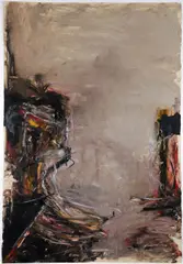 Tom Lieber, W-8, 1987, oil and mixed media on paper