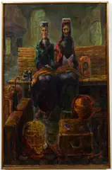 Changes by Phillip Merrill, 1947, oil on canvas, offered Apr 2022