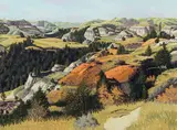 Gordon Mortensen, Cattle Country, 1982, reduction color