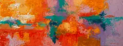 George Morrison, Summer Spectrum II, 1958, oil on canvas
