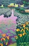 Gordon Mortensen, Yellow Iris, 1994, reduction color