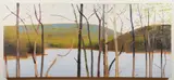 Stephen Pentak, Delaware River, 1999, oil on wood