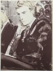 Prince William by Elizabeth Peyton, 2000, lithograph, offered Apr 2022