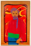 Warren K. Pleasants, Portrait of Alphonse Maria Mucha, 1983, gouache on paperboard