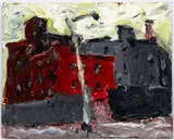 Arnold Sharrad, Red Hook No. 36 (Brooklyn), 2007, oil and heavy impasto on artist's board