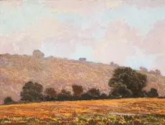 Glenn Whitehead, Countryside Landscape, c.2000, pastel on paper