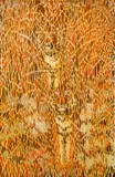 Tōshi Yoshida, Camouflage, 1985, color woodblock, 25 1/2 x 16 1/2 inches