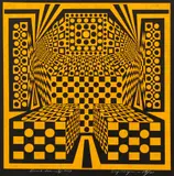 Roy Ahlgren, Desert Icon V, 1969, serigraph on paper