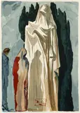 Salvador Dalí, Dante's The Divine Comedy, Inferno #10, Heretics, circa 1964. wood, engraving on paper