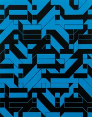 Fugue (Blue-Black) by Harry Grant, 1983, acrylic on paper, offered Mar 2022