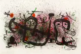 Ma de proverbis, 1970, (Ref. Mourlot #673) (Hand Made Proverbs), Color by Joan Miró, lithograph on Arches paper, offered Mar 2022
