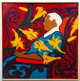Warren K. Pleasants, Portrait of Susannah Hall Pleasants, 1970, gouache on paperboard