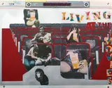 Larry Rivers, Living at the Movies, 1974, color