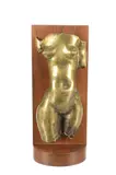 Untitled by Nude Torso, bronze casting by edward w. yates, offered Jan 2024
