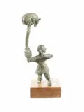 Untitled by Zhou Dynasty, bronze bear tamer, alva studios, offered Jan 2024