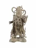 Untitled by Qing Dynasty, bronze feng shui guan yu statue, offered Dec 2023