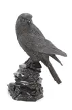 Magnificent Falcon, Untitled, bronze sculpture c. mid 20 c