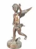 Untitled by Germanic Fairy Child, bronze sculpture c. 1950's, offered Sep 2023