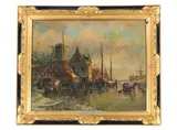 This is an original by Frederic Clay Bartlett, Oil, offered Jul 2023