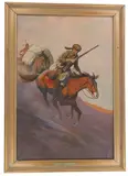 Cowboy Painting by Gerald McCaan, Oil, offered Jul 2023