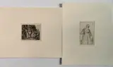 Gerald Brockhurst, - ''In The Wood'' (Fletccher 14 ii/II)-, etching, 1920