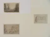 Alphonse Legros, - ''Lisiere de Bois''-, etching