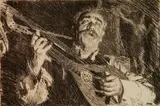 Anders Zorn, - ''Vicke'' (Asplund 281 iv/IV)-, etching, 1918
