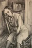 Will Barnet, - ''Gladys'' (Szoke 38)-, lithograph, 1936