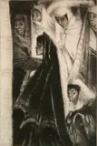 Gene Kloss, - ''Gift Bearing at Dawn'' (Sanchez 476)-, drypoint, 1960