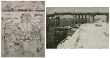 Joseph Pennell, - ''The West Streeet Builiding'' (Wuerth 491)-, etching, 1908