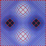 - ''Vatdye''- by Victor Vasarely, serigraph, offered Dec 2019