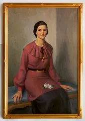 Rolf Stoll, - ''Portrait of Jane Norton''-, oil on canvas, 1935
