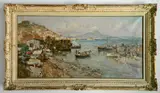 - ''Bay of Naples''- by Giordano Felice, oil on canvas, offered Oct 2019