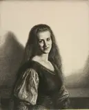 Gerald Brockhurst, - ''Anais II'' (Fletcher 67)-, drypoint, 1930