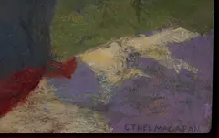 Ethel Magafan, - ''Mt. Sopris''-, oil on masonite