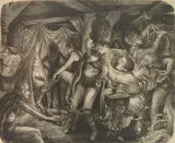Don Freeman, - ''Quick Change Understage'' (Mc Culloch 55)-, lithograph, 1932
