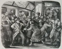 - ''Gray's Basemen Before Showtime''-(Mc Culloch 47)- by Don Freeman, lithograph, 1932, offered Oct 2019