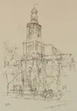 James A. M. Whistler, - ''St. Anne's Soho'' (Chicago 162)-