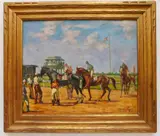 Sandor Vago, - ''Thistle Down''-, oil on canvas (relined), 1936
