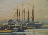 Frank N. Wilcox, - ''Schooner, Booth Bay Harbor''-