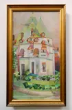 Charles Harris, - House in Landscape-, oil on canvas, 1952