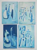 Charles Harris, - Mildred Series- 4, oil on masonite, 1968, 3