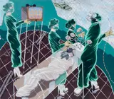 Ken Nevadomi, - ''I Want Your Youth Study''-, oil on canvas, 1979