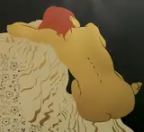 Phyllis Sloane, - ''La Nue''-, silkscreen in color- 1977