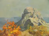 John Teyral, - ''North Carolina Bald''-, oil on canvas, 1980